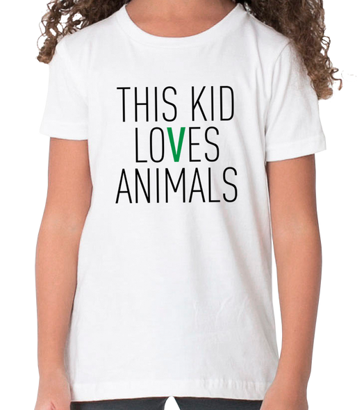 This Kid Loves Animals Tee